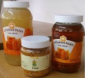 Miel y polen